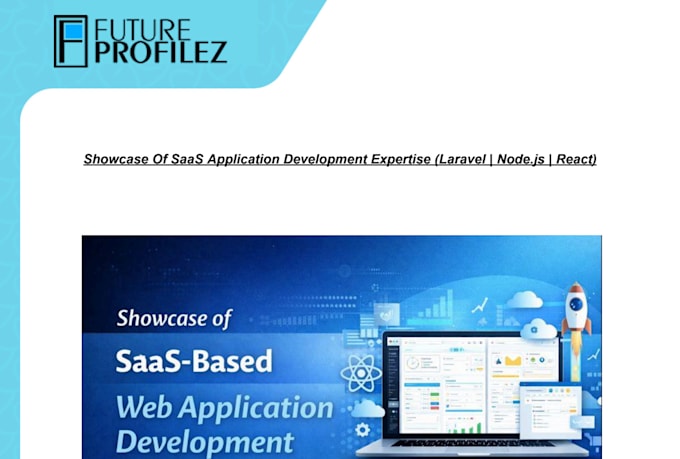 develop a scalable saas app using laravel, nodejs and react